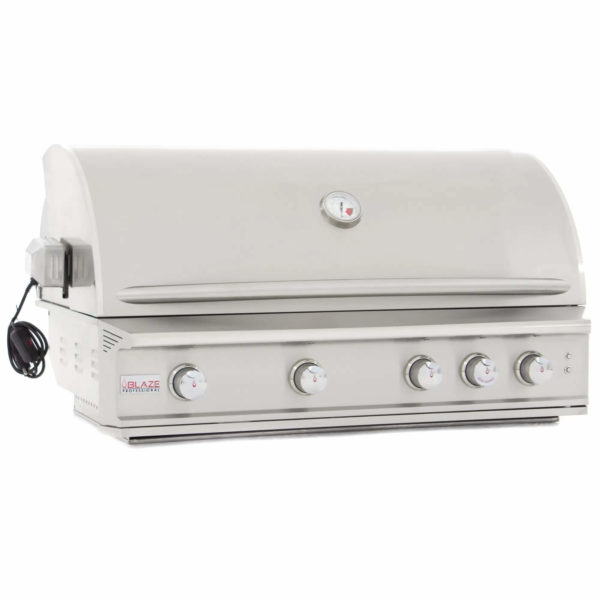 Blaze Professional 44-Inch 4 Burner Built-In Gas Grill With Rear Infrared Burner