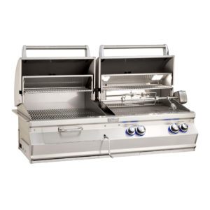 Aurora A830i Gas/Charcoal Combo Built-In Grill