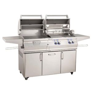 Aurora A830s Gas/Charcoal Combo Portable Grill