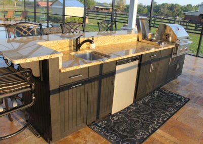 country outdoor kitchen