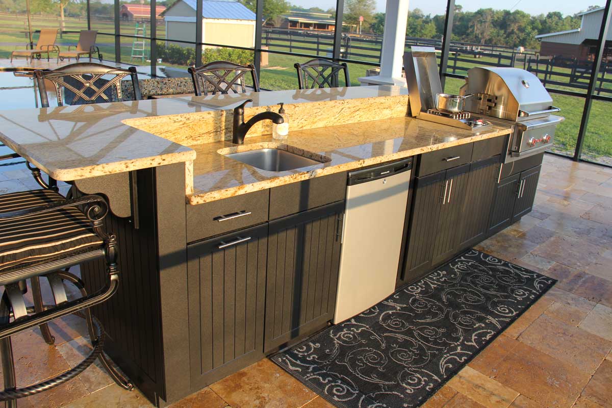 country outdoor kitchen